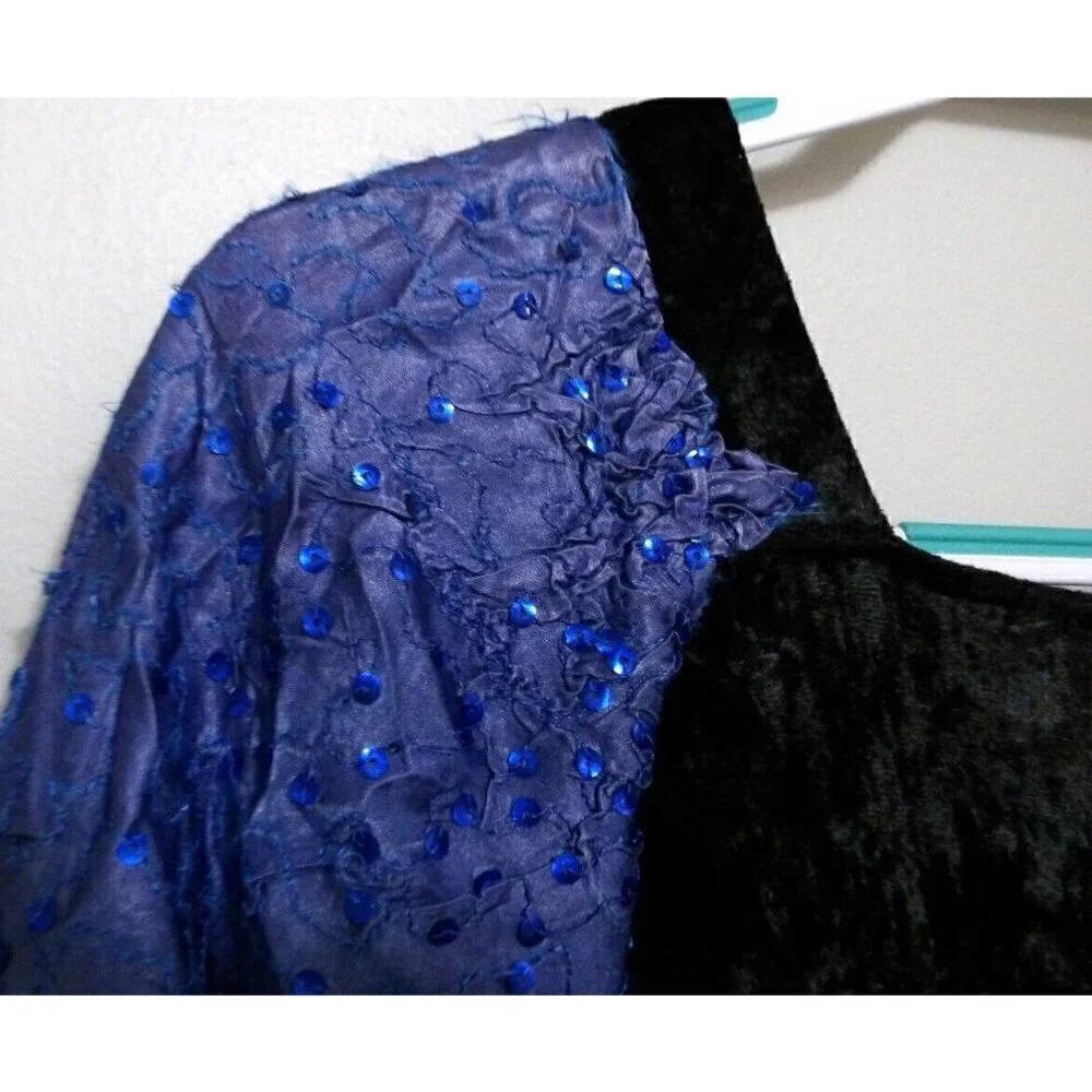 WIZARD'S WARDROBE blue renaissance faire princess dress little girls size S 5/6